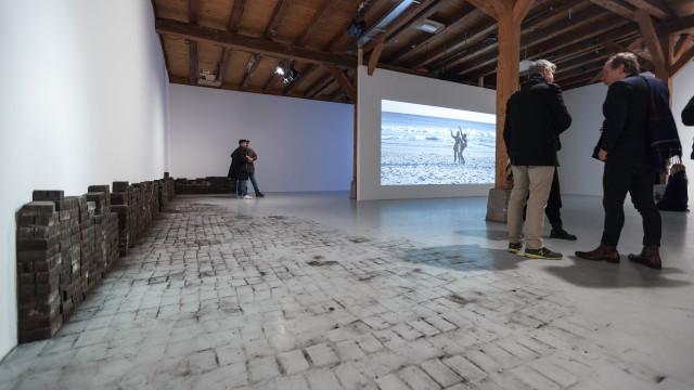 Seline Baumgartner - "Before the Future", 15. Januar 2015.     Foto: Lorenzo Pusterla / Kunstraum Walcheturm